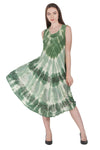 Paisley Block Print Tie Dye Beach Dress