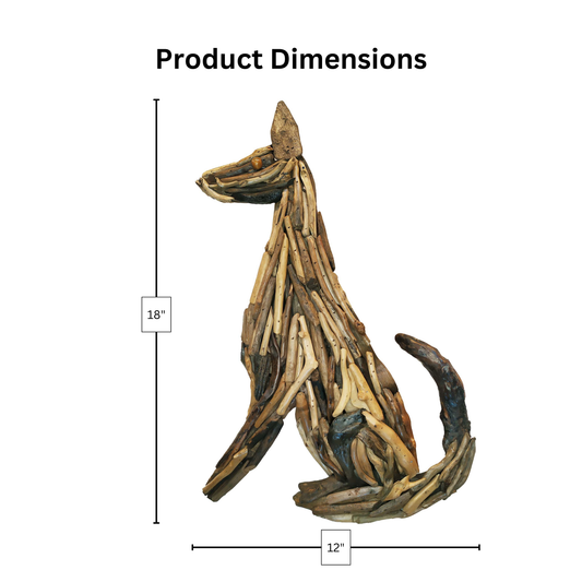 DOG - Driftwood Wall Art