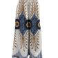 Rayon White Blue Eye Floral Pant - KTB450