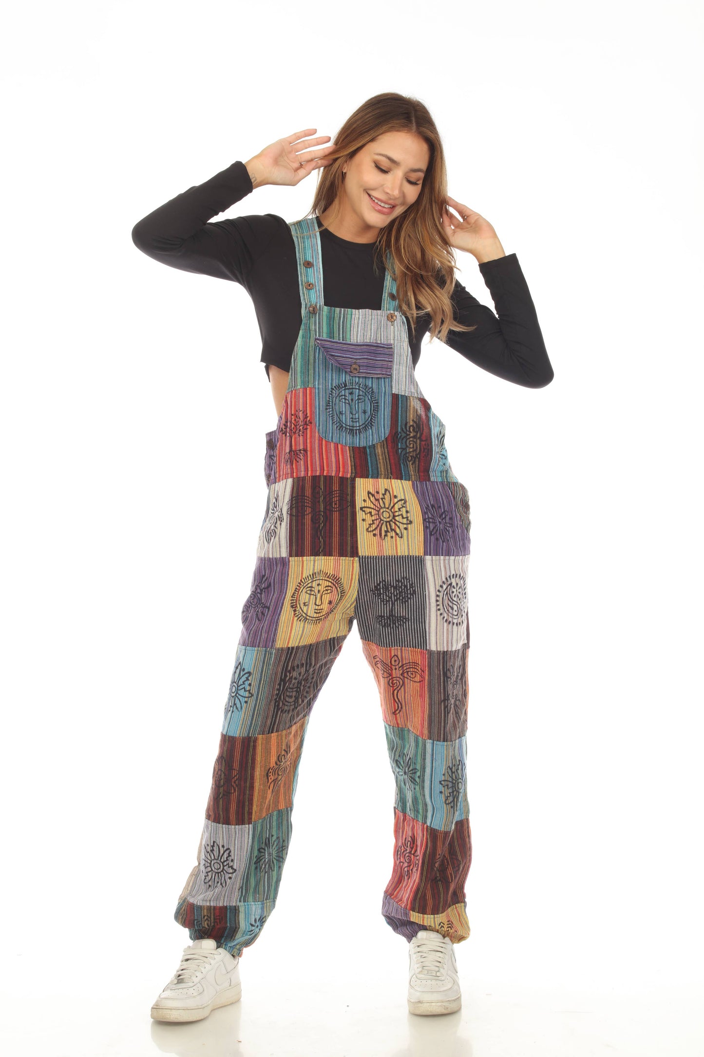 Cotton Multi Color Jumpsuit for Women