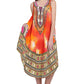 Digital Dashiki Print Sleeveless Umbrella Dress