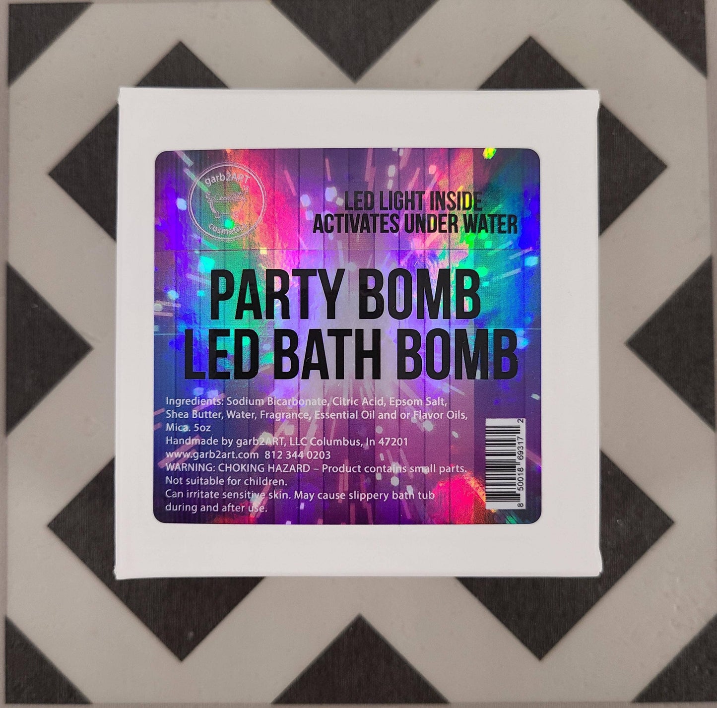 LED Party Bath Bombs 36 CT Display - 2022
