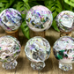 5-7 Pcs Aura Sphalerite Sphere Crystal Ball healing energy 