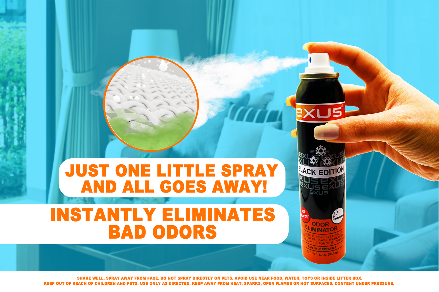 Exus & Co (8 units) Odor Eliminator - Pot Blocker