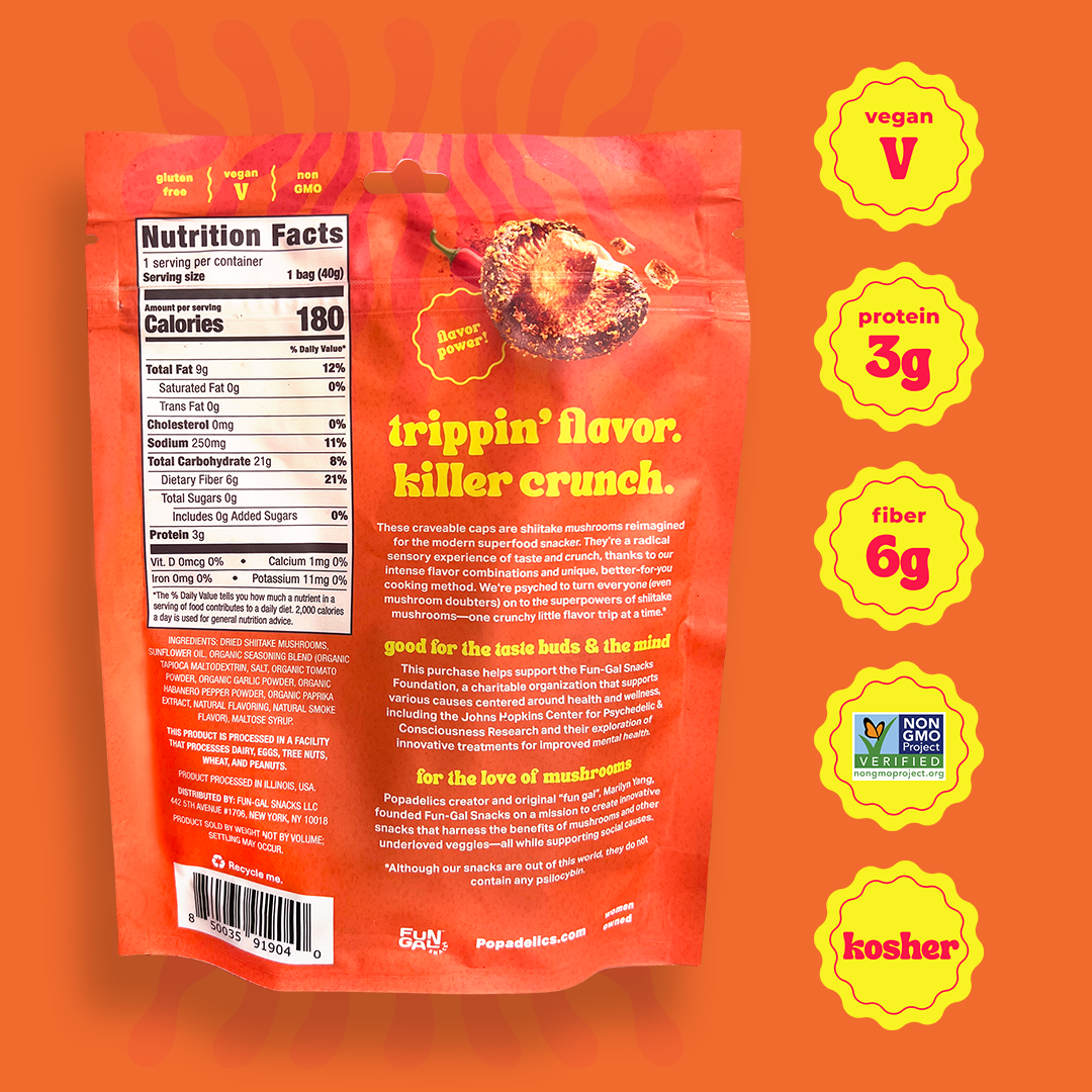 Crunchy Mushroom Chips- Variety Pack