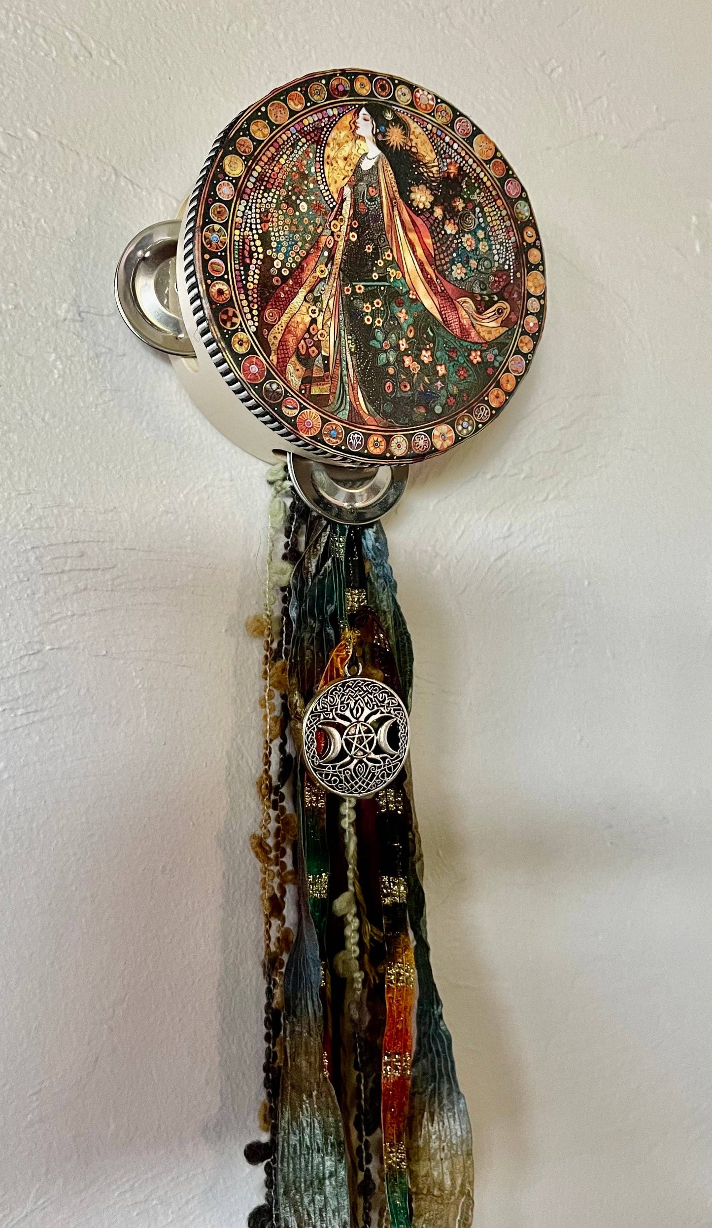 Practical Magic Goddess Tambourine Wall Hanging,