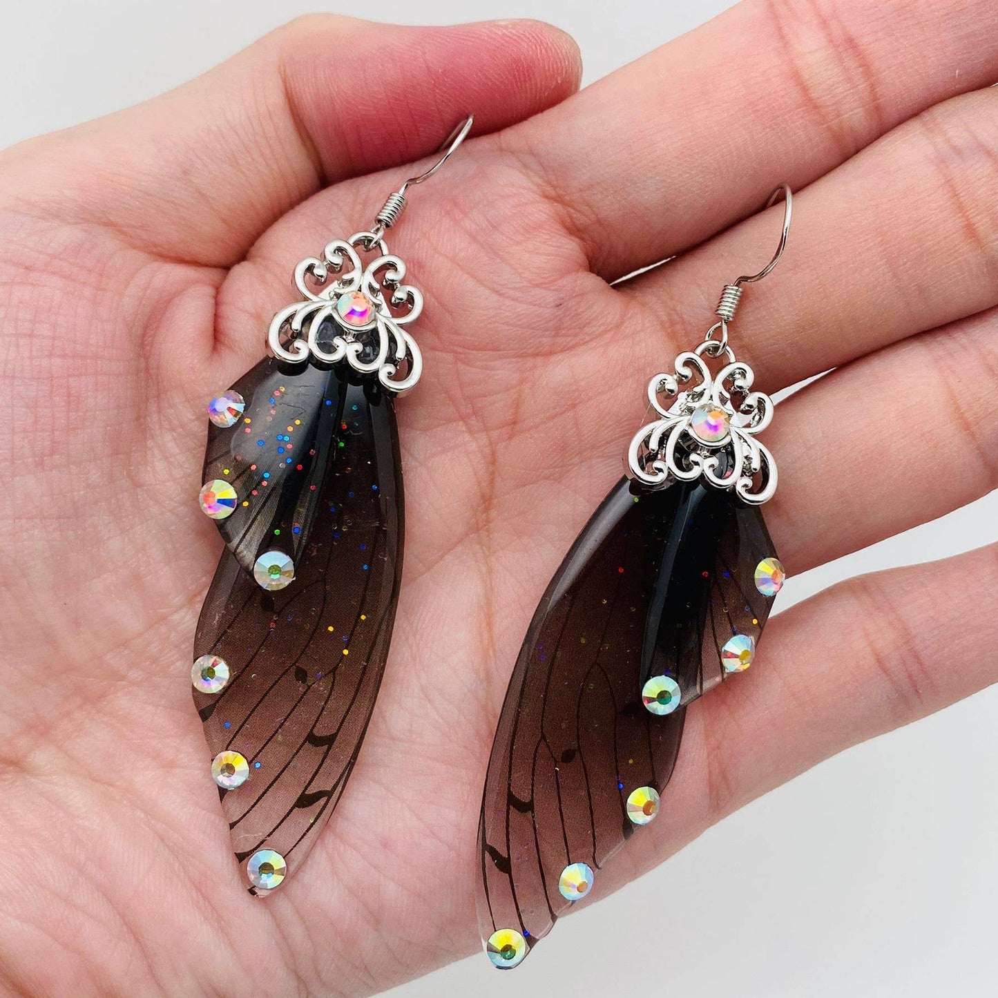 Handmade Fairy Wings Earrings