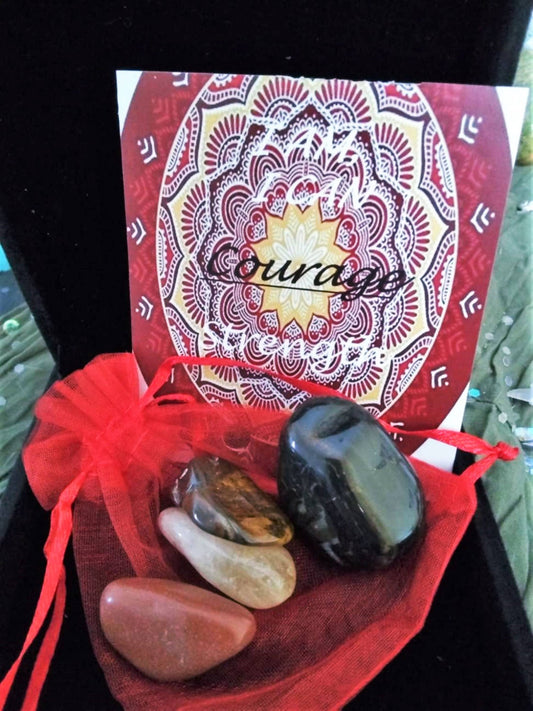 Courage Crystal Healing Bag