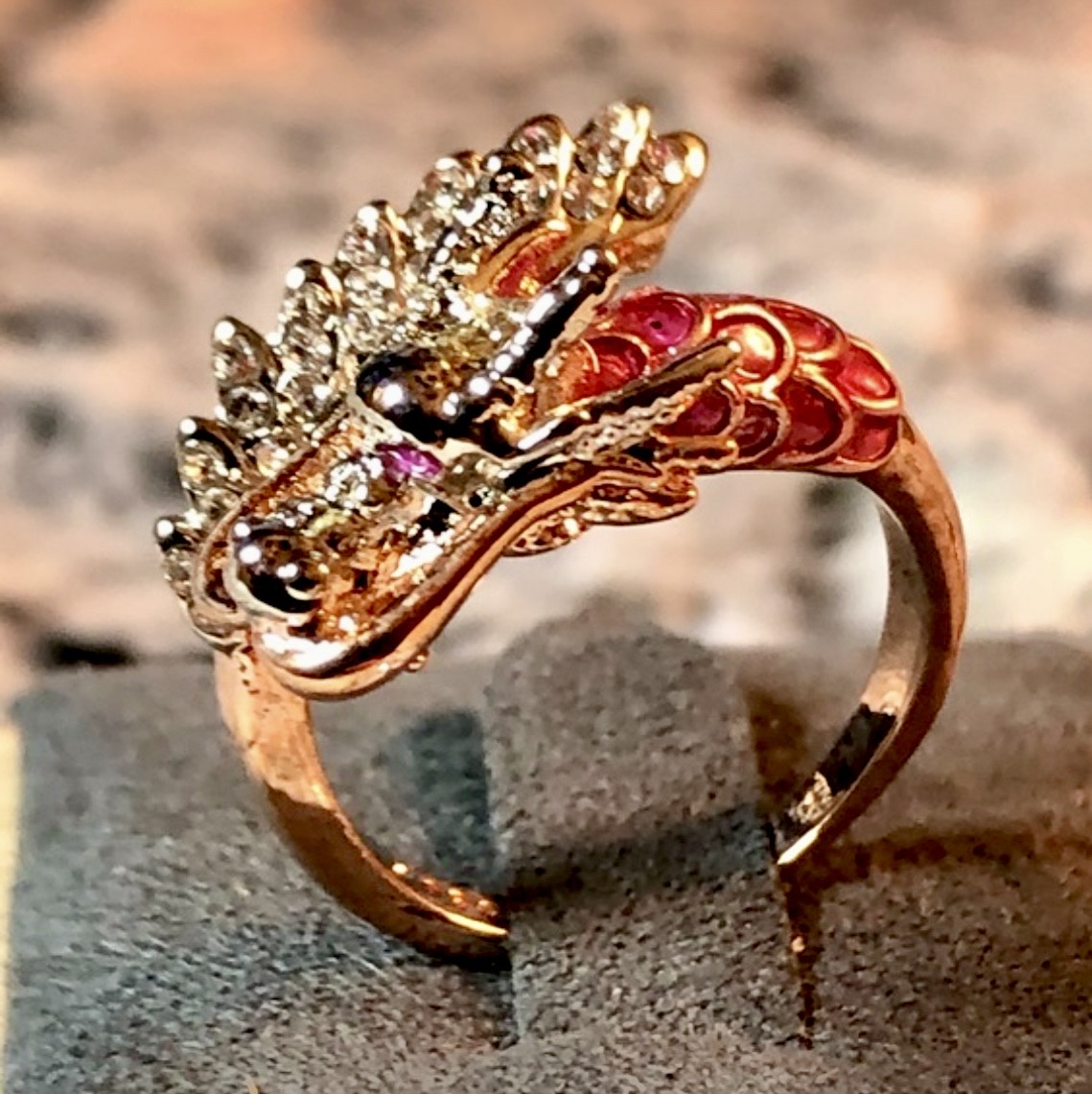 Dragon Ring Of Mythic Power By The Enchanted Bazaar