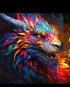 whimsical Dangerous Dragon paint By Numbers Canvas Art
