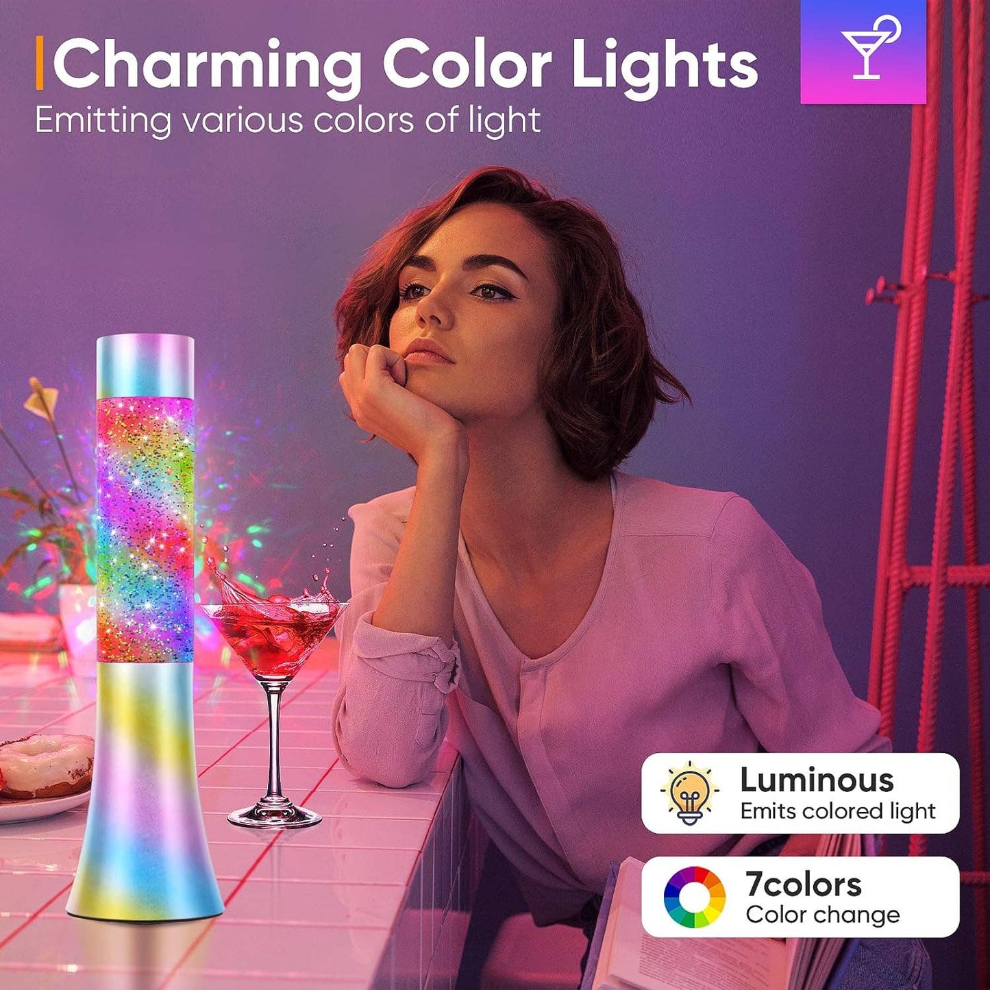 Lava Lamps- Original Retro Mood Lighting- 4907
