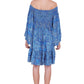 Digital Print Off Shoulder Dress
