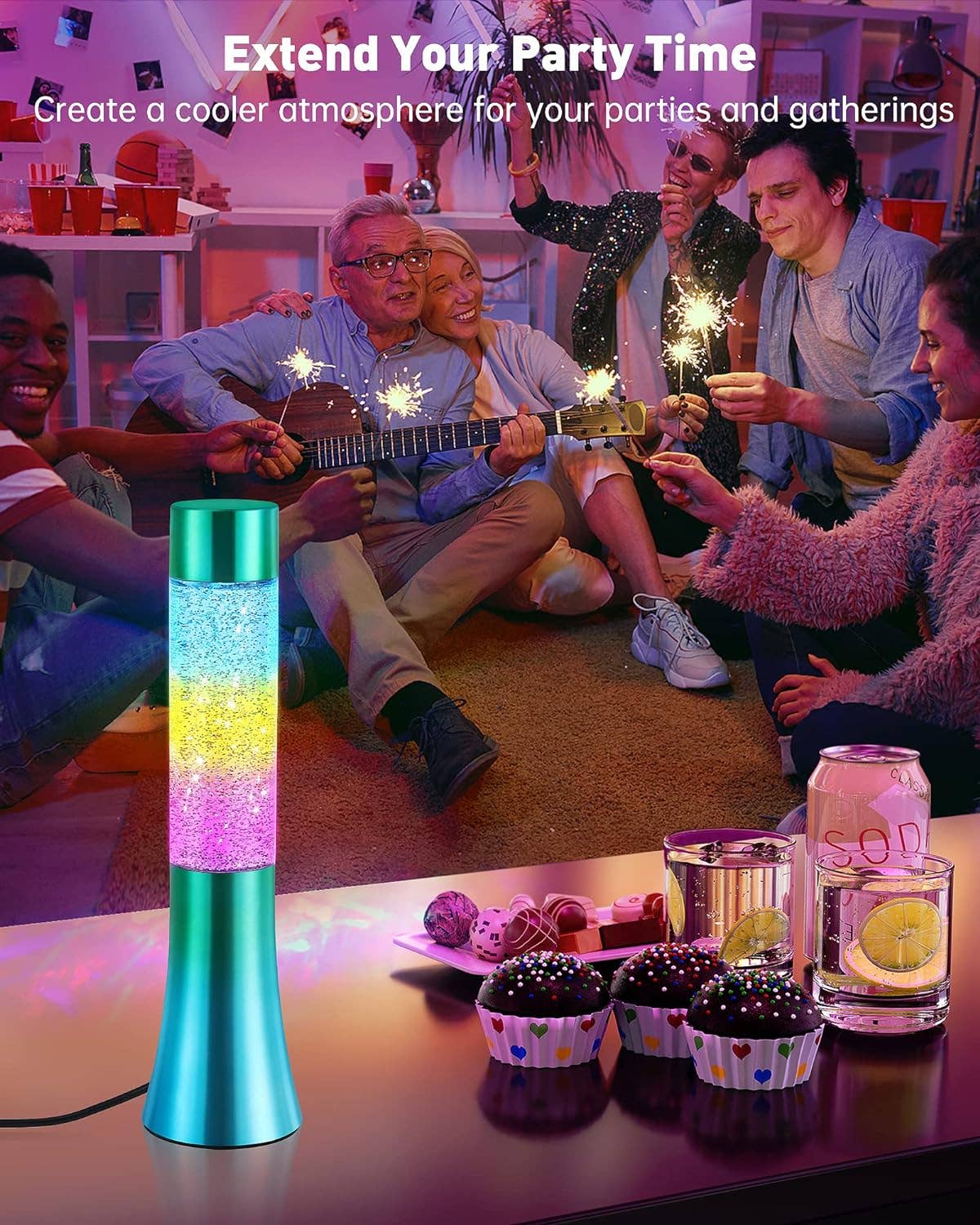 Lava Lamps- Original Retro Mood Lighting- 4907