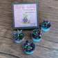 Witchy Woman Tealight Crystal Candles, Ritual Candles