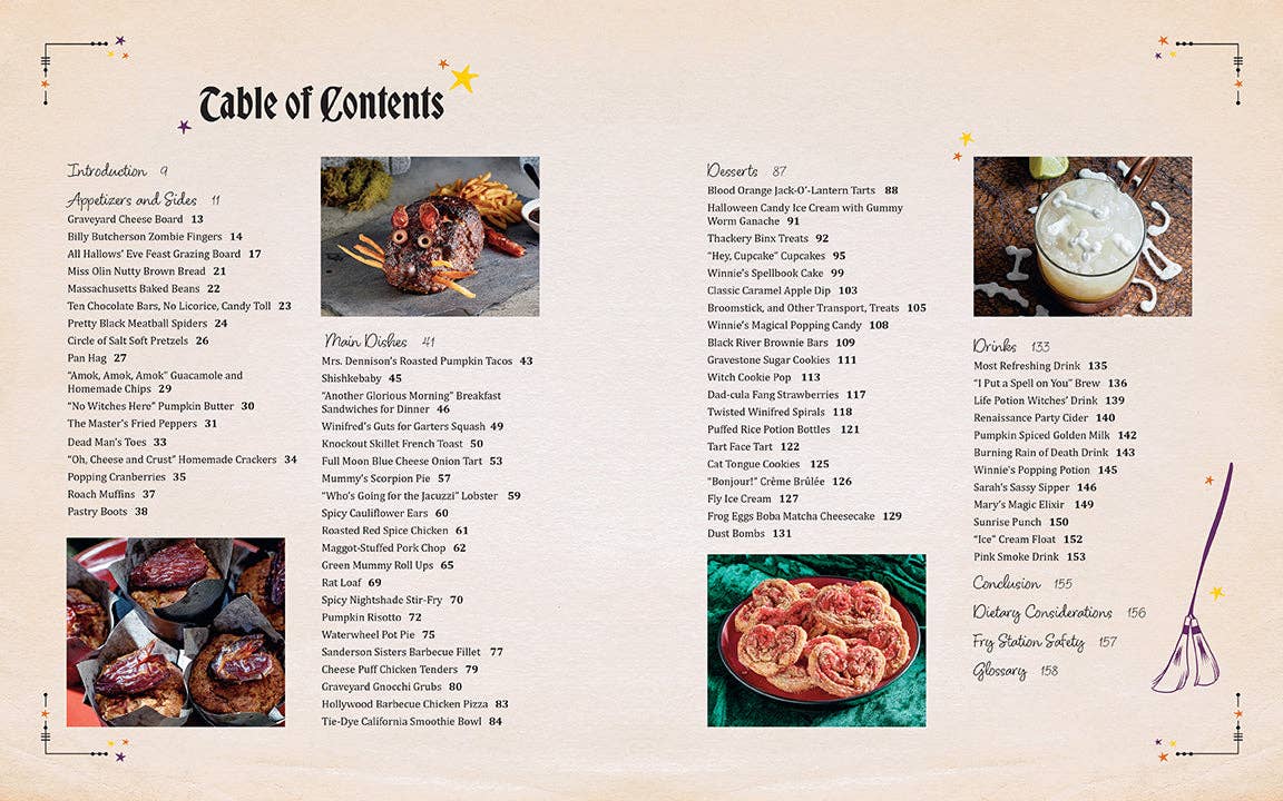 Hocus Pocus The Official Cookbook With Over Fifty Spooky Dishes And Treats