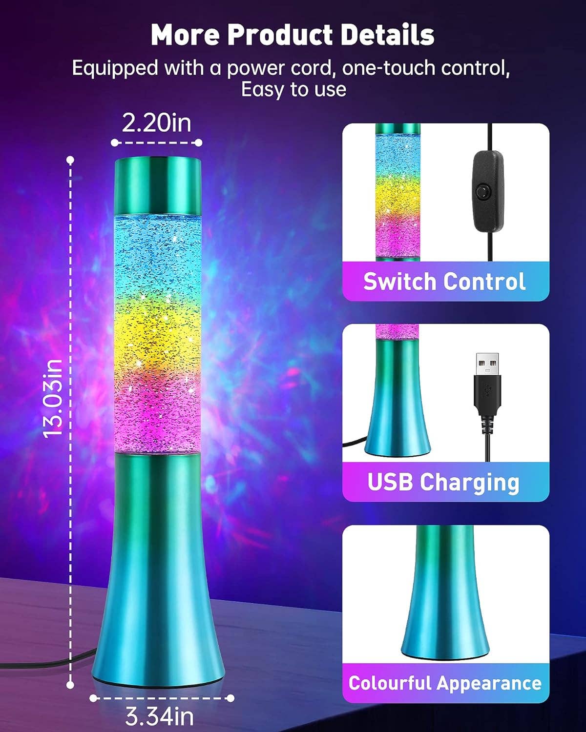 Lava Lamps- Original Retro Mood Lighting- 4907