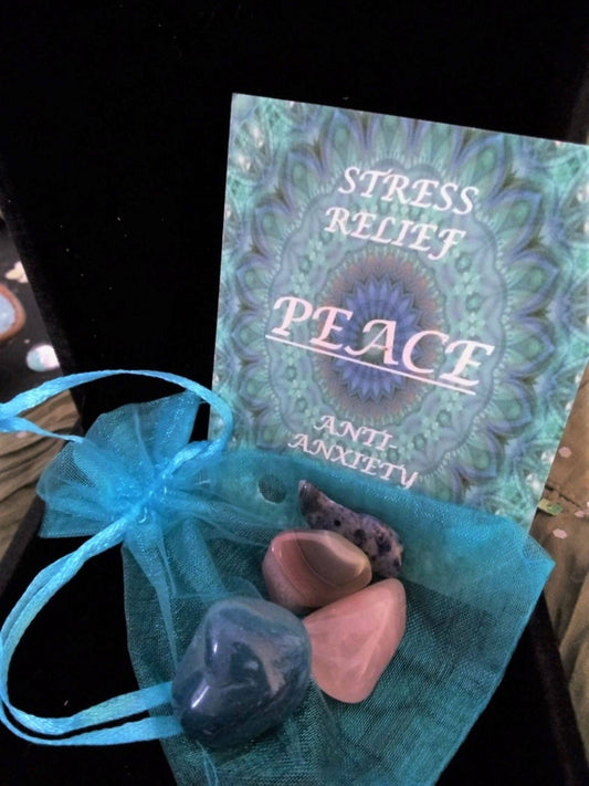Peace Crystal Healing Bag