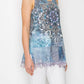 Soft Relaxed Tank With Delicate Floral Laced Hem NAVY