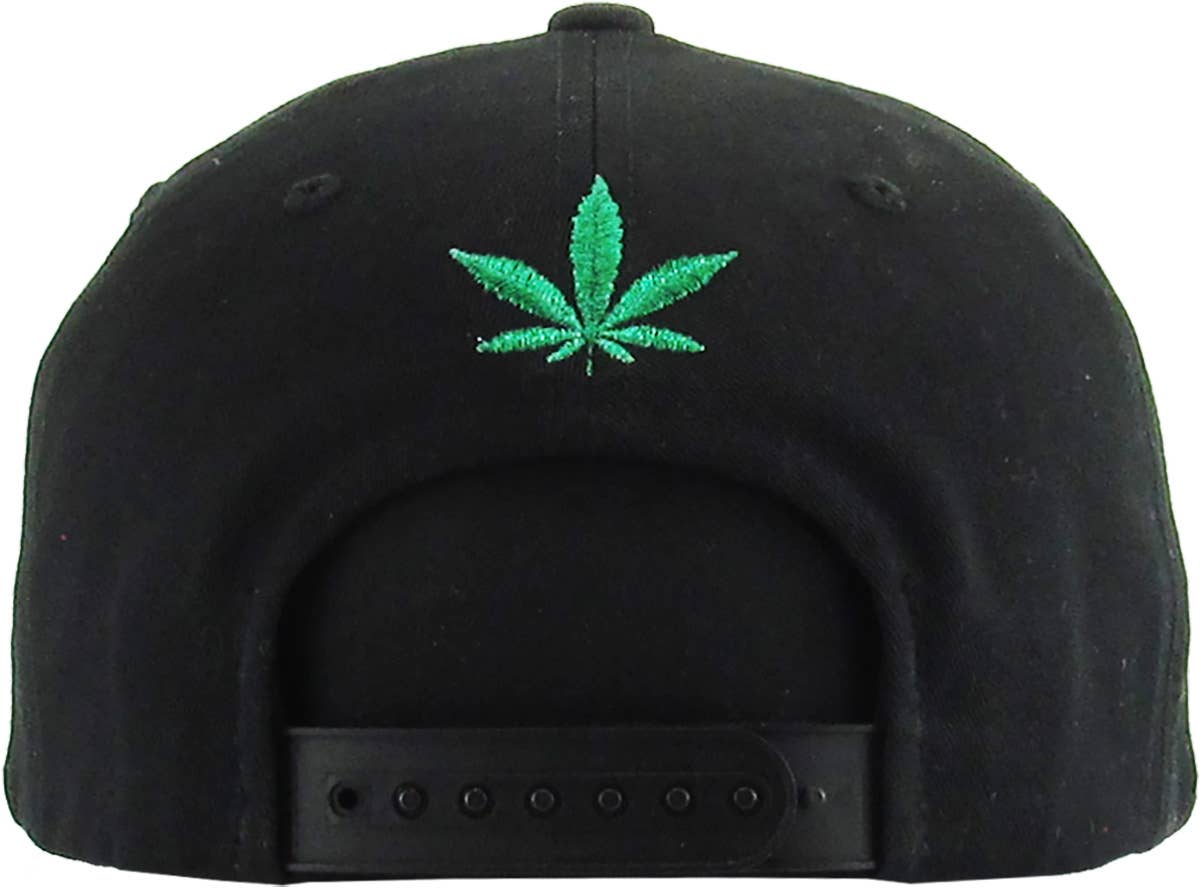 MARIJUANA LEAF SNAPBACK