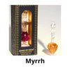Myrrh Perfume Oil - Fancy Handblown Glass Bottle