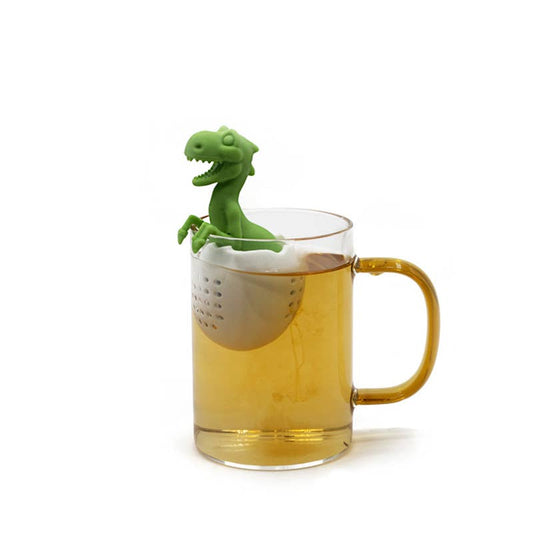 Dinosaur baby tea leak silicone