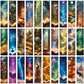 Fantasy book marks set of 5 Random