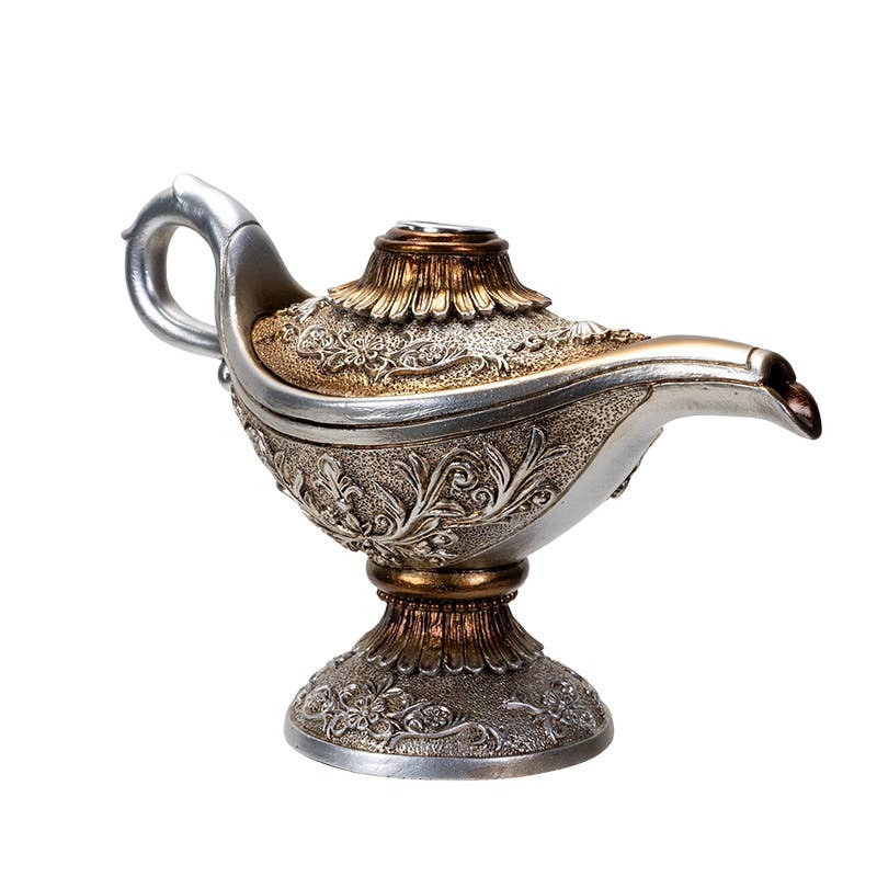 14320 Aladin's Genie Lamp Backflow Incense Burner