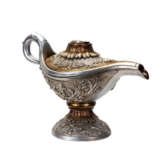 14320 Aladin's Genie Lamp Backflow Incense Burner