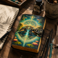 Mystic Turtle Leather Journal Handmade With Brass Lock And Deckle Edge Pages