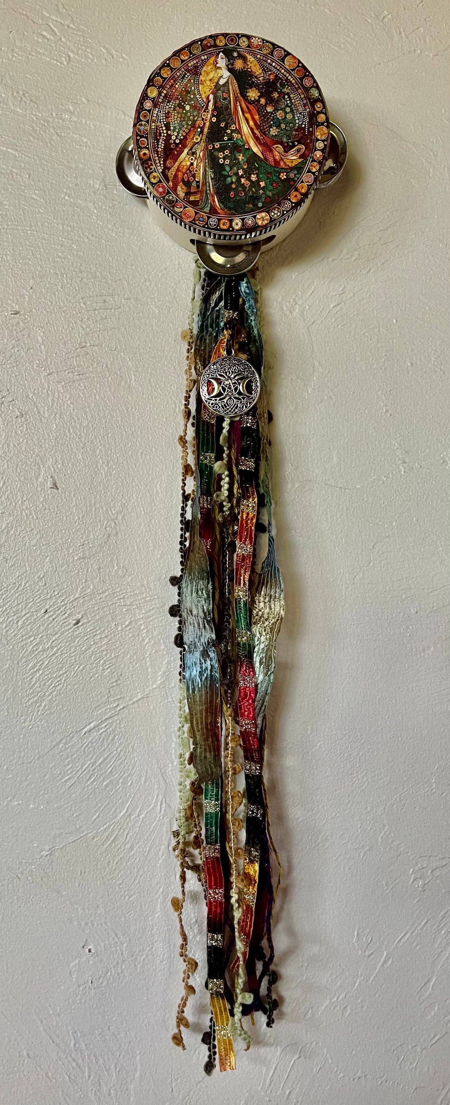 Practical Magic Goddess Tambourine Wall Hanging,
