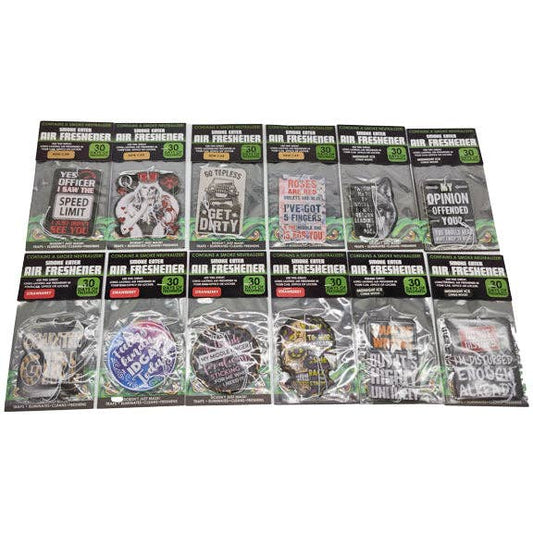 Smokezilla Hanging Air Freshener Assortment- 12/Pack