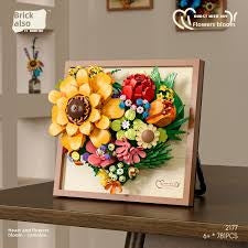DIY 3D Flower Building Blocks