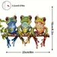 Swinging frogs Suncatcher