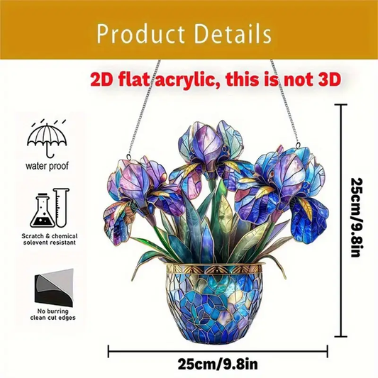 Iris Suncatcher