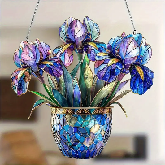 Iris Suncatcher