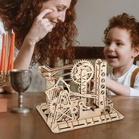 Marble Climber 3D Puzzle laser wood cut