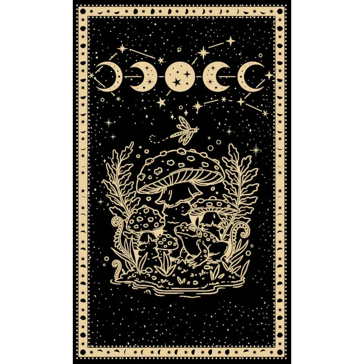 Mushroom Frog Tapestry