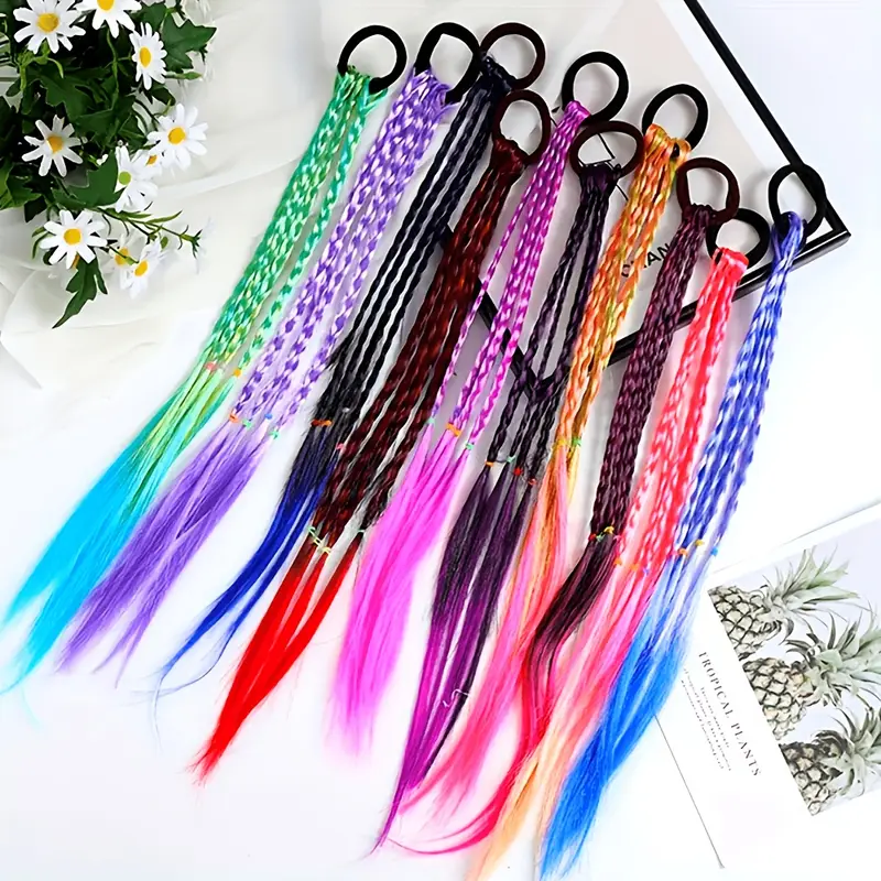 Ponytail colorful