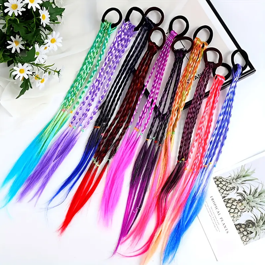 Ponytail colorful