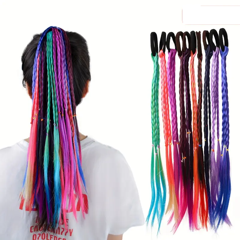 Ponytail colorful