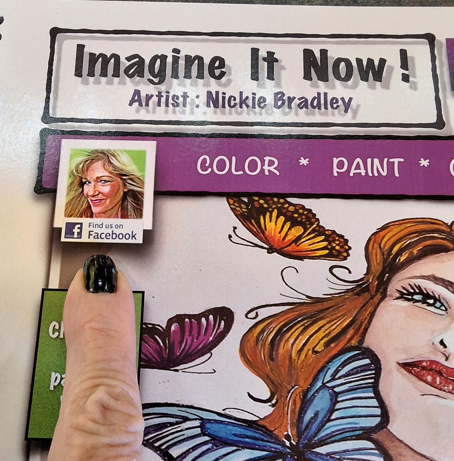 Imagine It Now-Nickie Bradley Coloring Books