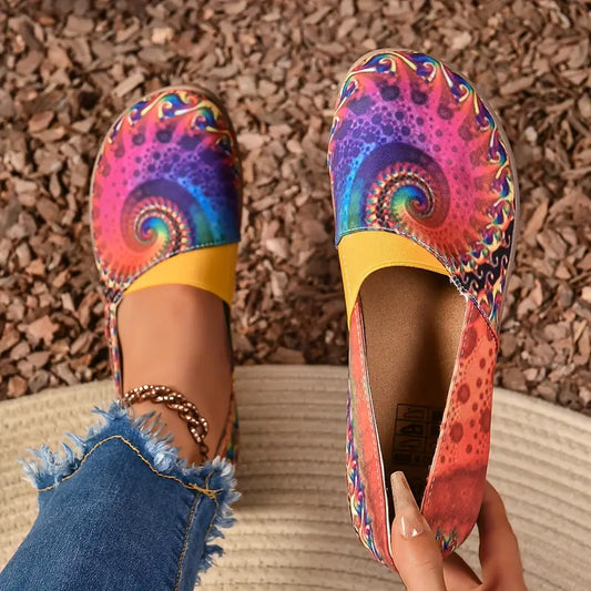 Colorful Comfy Hippie Shoes By The Enchanted Bazaar
