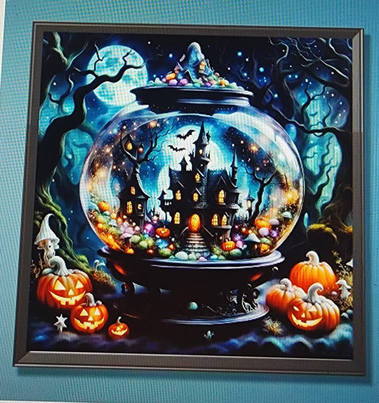 Halloween canvas Paint by numbers
