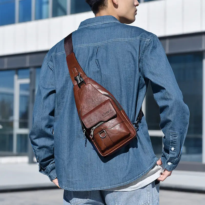 Vintage Unisex Messenger Bag Shoulder Sling Tote Crossbody